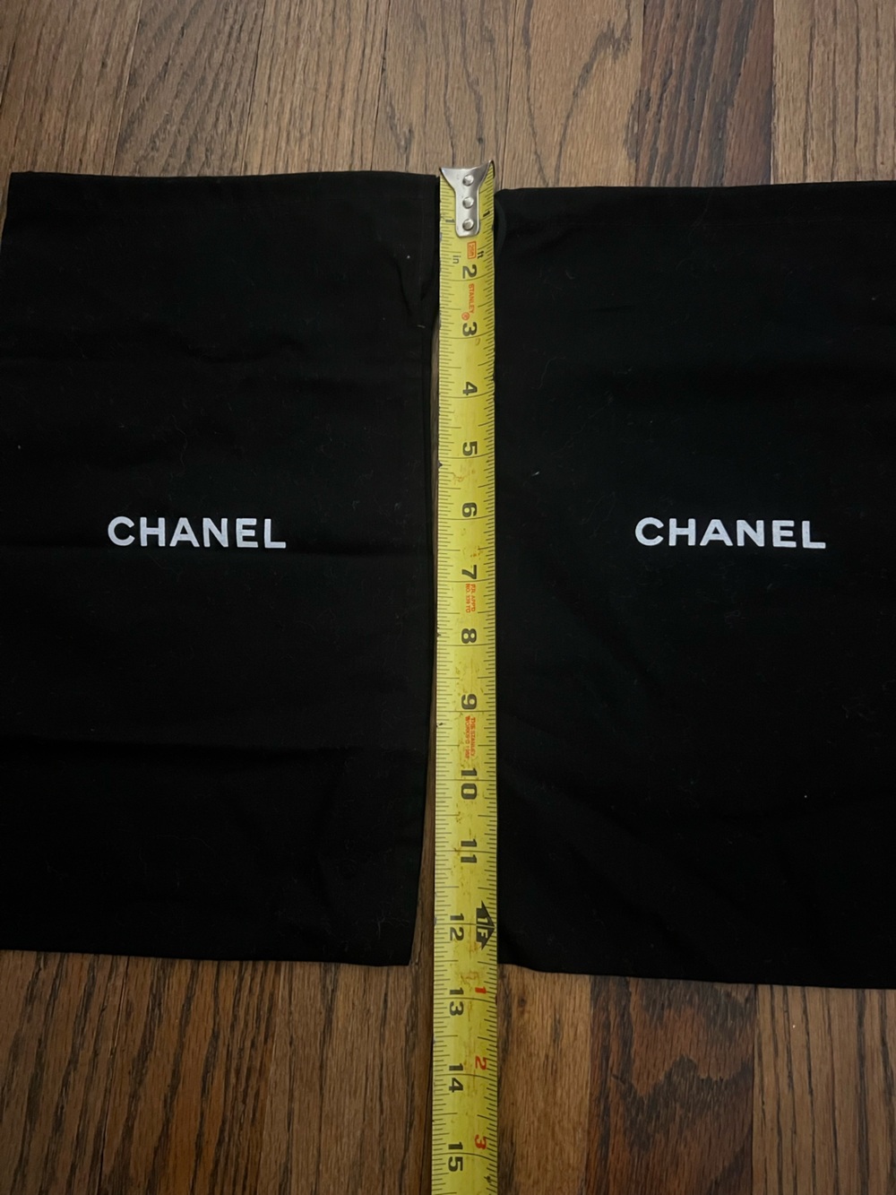 Chanel Black Drawstring Dust Bags covers for shoes sandals - Picture 3 of 3